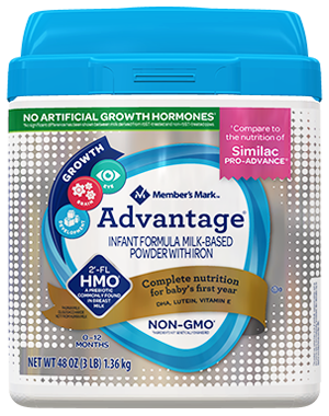 Member's Mark Advantage Compare to Similac Advance