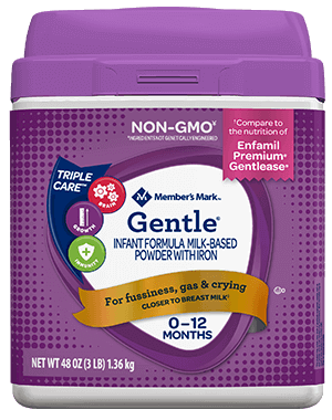 Member's Mark Gentle Formula Compare to Enfamil Gentlease