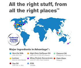 Member's Mark® Advantage® Formula Source Map