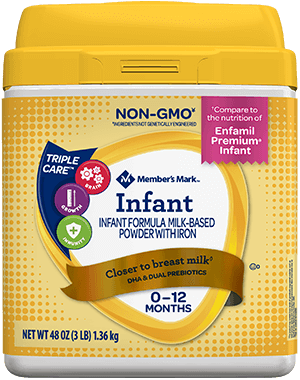 Member's Mark Infant Formula